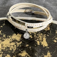 Sector bracciale in pelle e acciaio cod:  SADO11