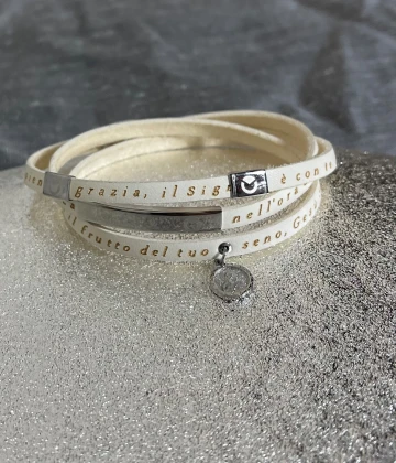 Sector bracciale in pelle e acciaio cod:  SADO11