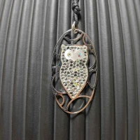 Pendente argento con cristalli cod: GFA302B