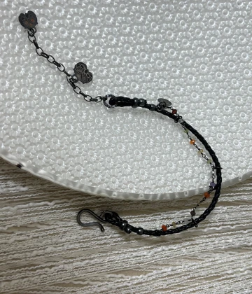 Bracciale spago con perline cod: NCO50