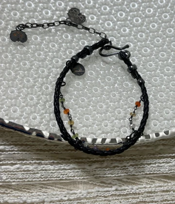 Bracciale spago con perline cod: NCO50