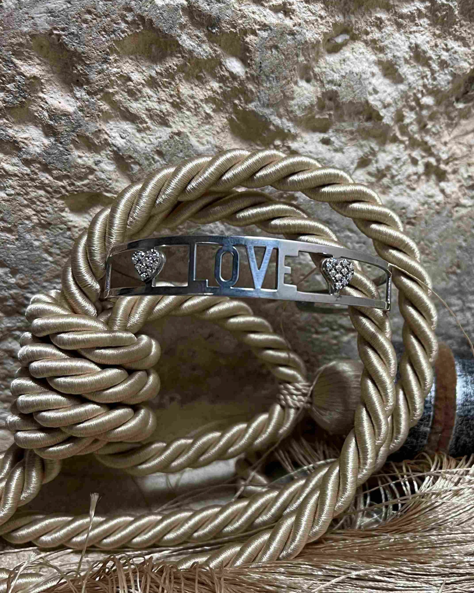 Bracciale in argento con zirconi cod: JCB0541