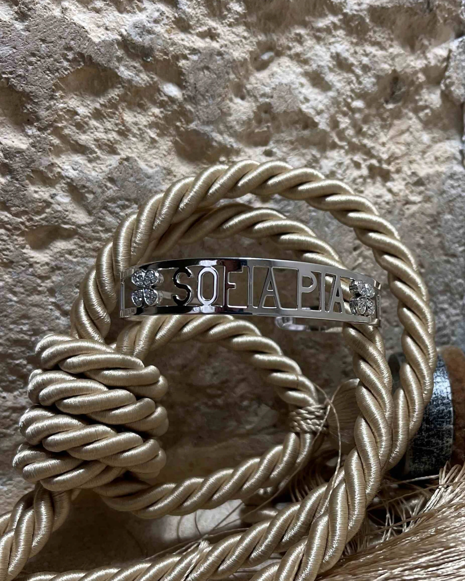 Bracciale in argento con zirconi cod: DPA9
