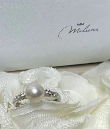 Miluna Anello oro con brillanti cod: PLI1633