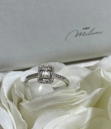 Miluna Anello oro con brillanti cod: LID3503