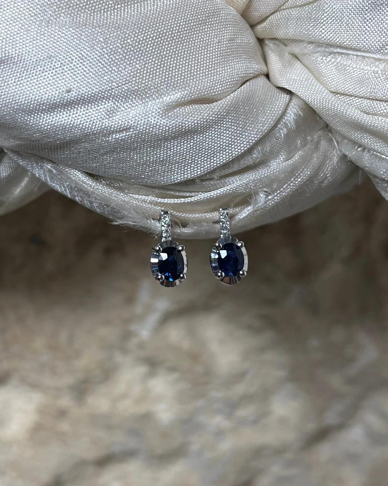 Miluna Orecchini in oro con Zaffiri e brillanti cod: ERD2471