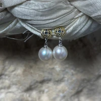 Miluna Orecchini  in oro con Perle cod: PER254BG