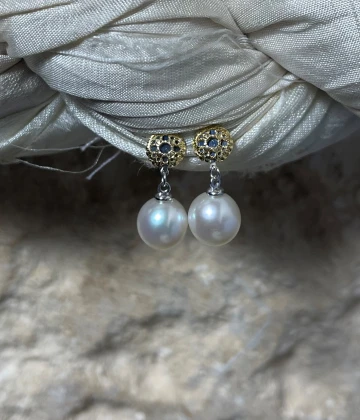 Miluna Orecchini  in oro con Perle cod: PER254BG