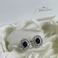 Miluna Orecchini in oro con Zaffiri e brillanti cod: ERD2541