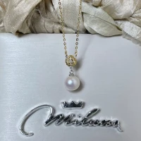 Miluna Collana oro giallo con Perla  cod: PCL6169BG