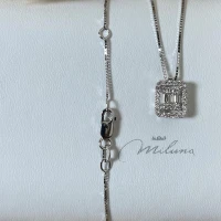 Miluna Collana oro bianco con brillanti cod: CLD4382