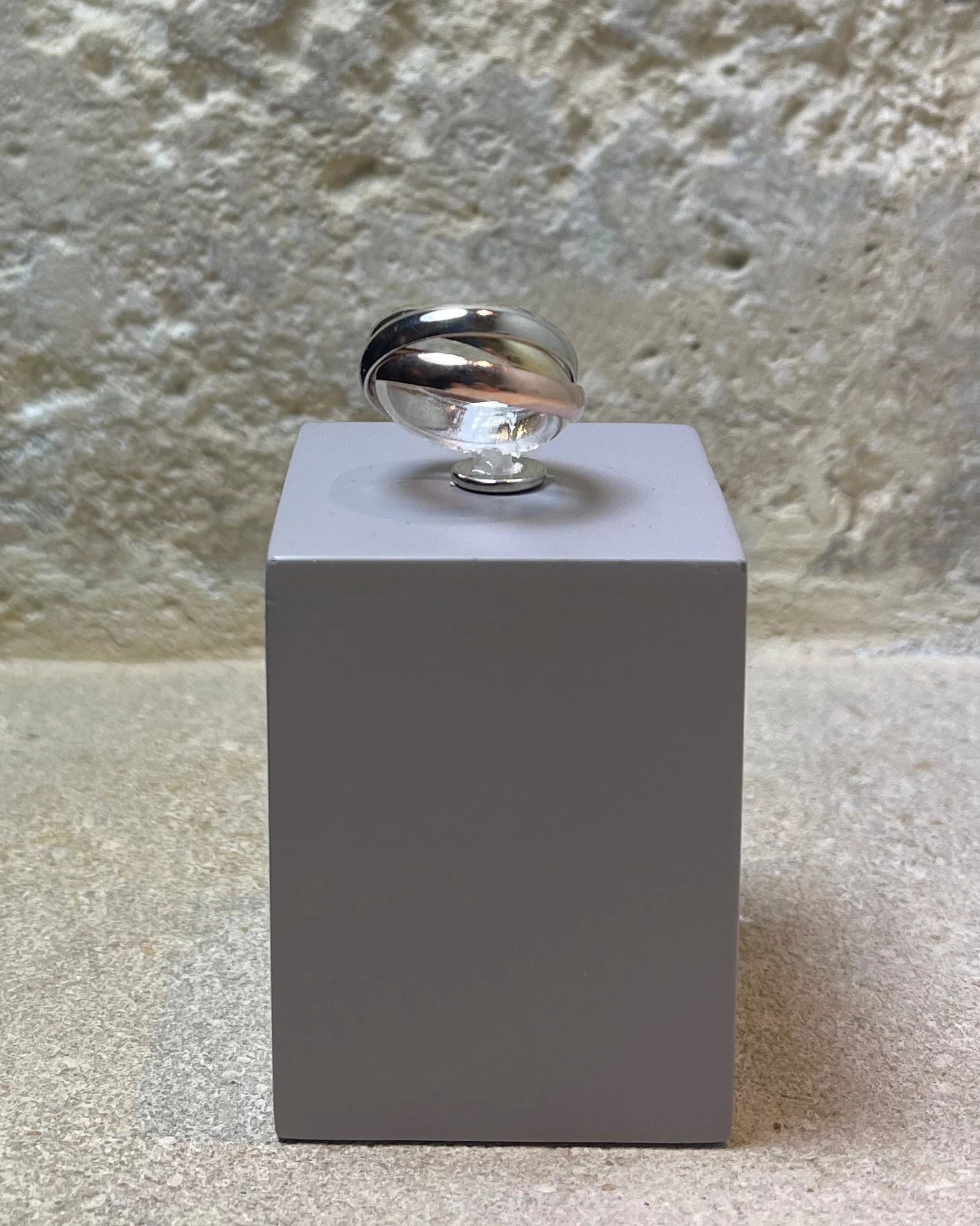 Anello argento rosa e bianco Cod. NCA22