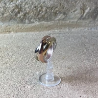 Anello argento rosa e bianco Cod. NCA22