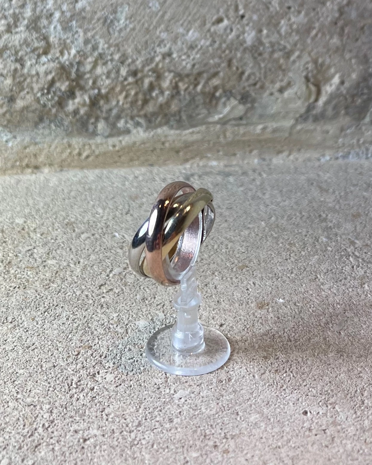 Anello argento rosa e bianco Cod. NCA22