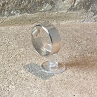 Anello argento bianco giacomo prova