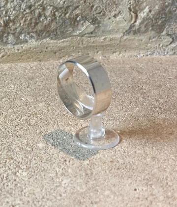 Anello argento bianco giacomo prova