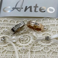 Anteo Fede in oro bianco "Per Sempre" cod: 0712