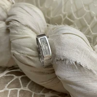 Anteo Fede in oro bianco "Per Sempre" cod: 0712