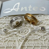 Anteo fede in oro bianco  cod: 9908_1 (S)