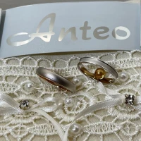 Anteo fede in oro bianco  cod: 0804L (S)