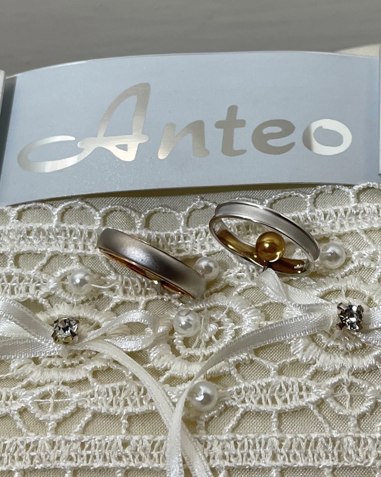 Anteo fede in oro bianco  cod: 0804L (S)