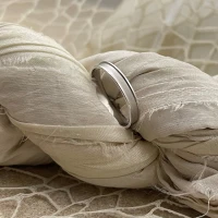 Anteo fede in oro bianco  cod: 0804L (S)