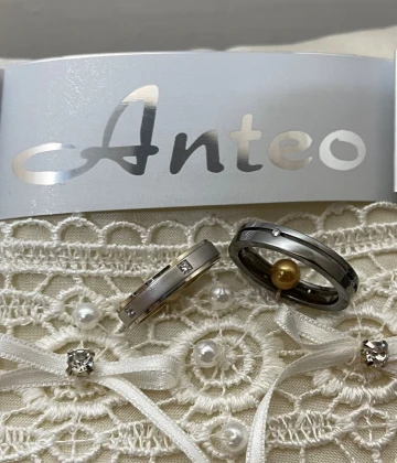Anteo fede in oro e platino bianco e giallo con brillanti cod: T154  (S)