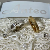 Anteo fede in oro bianco cod: T127 (S)