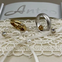 Anteo fede in oro bianco cod: 9928 (S)