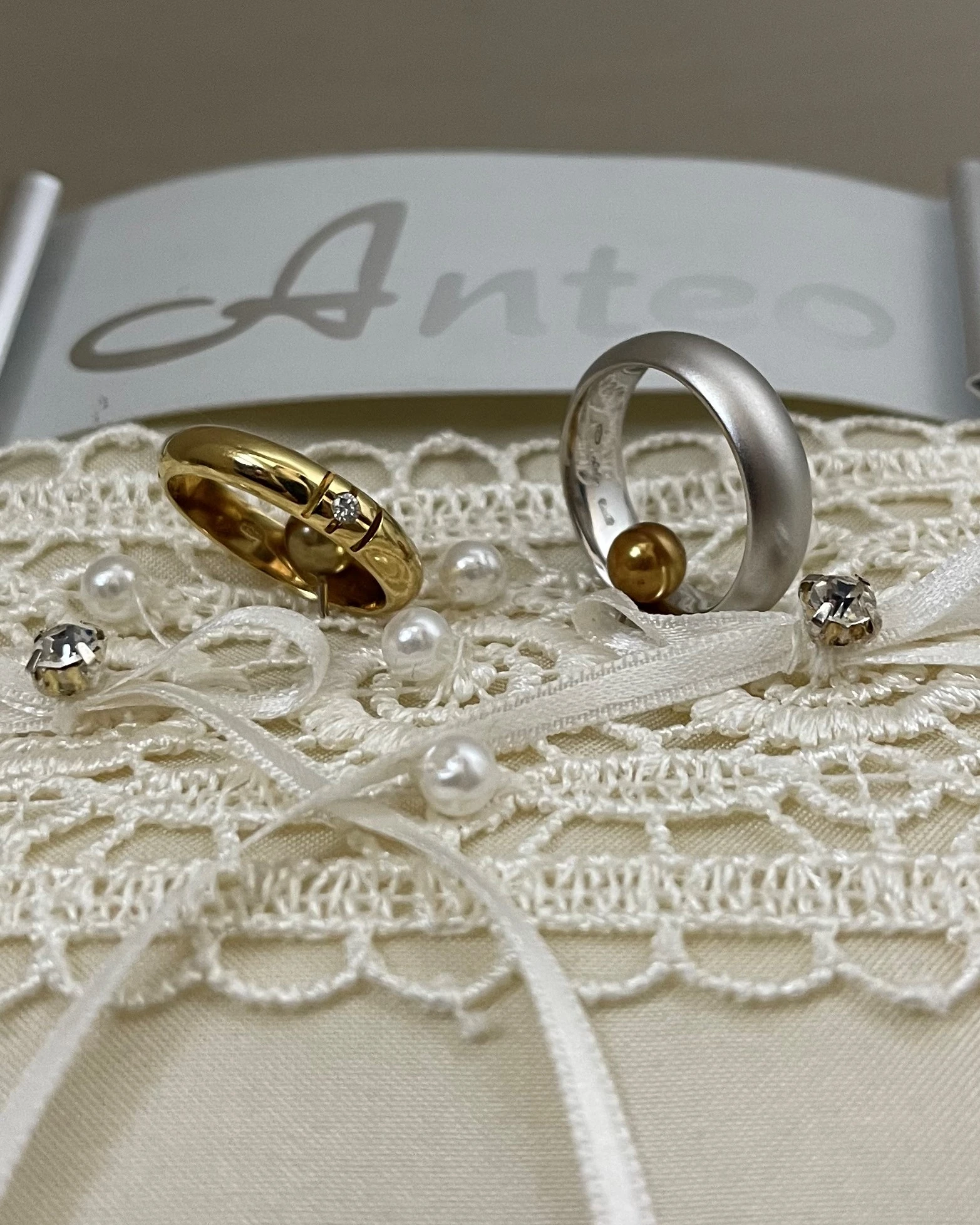 Anteo fede in oro bianco cod: 9928 (S)