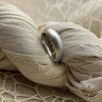 Anteo fede in oro bianco cod: 9928 (S)