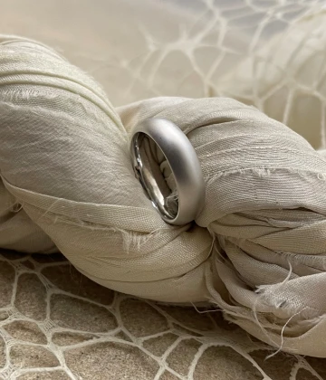 Anteo fede in oro bianco cod: 9928 (S)