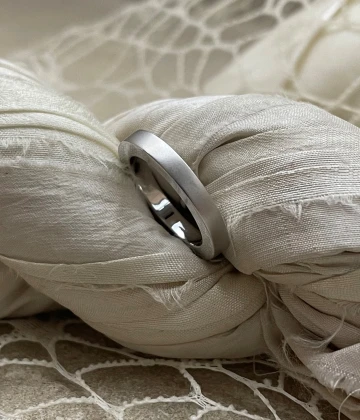 Anteo fede in oro bianco cod: 0008_1 (S)