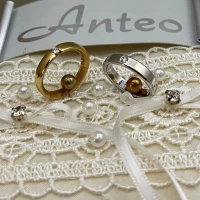 Anteo fede in oro giallo  cod: 0902B  (S)