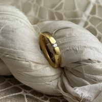 Anteo fede in oro giallo  cod: 0902B  (S)