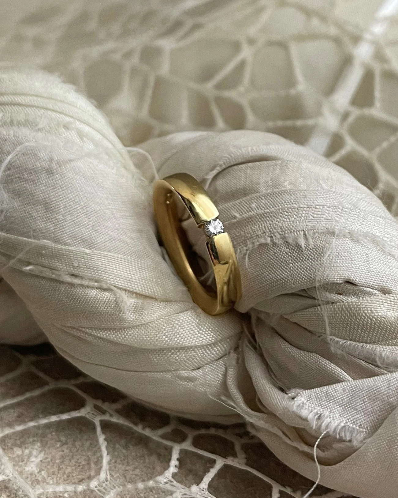 Anteo fede in oro giallo  cod: 0902B  (S)