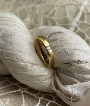 Anteo fede in oro giallo  cod: 0902B  (S)