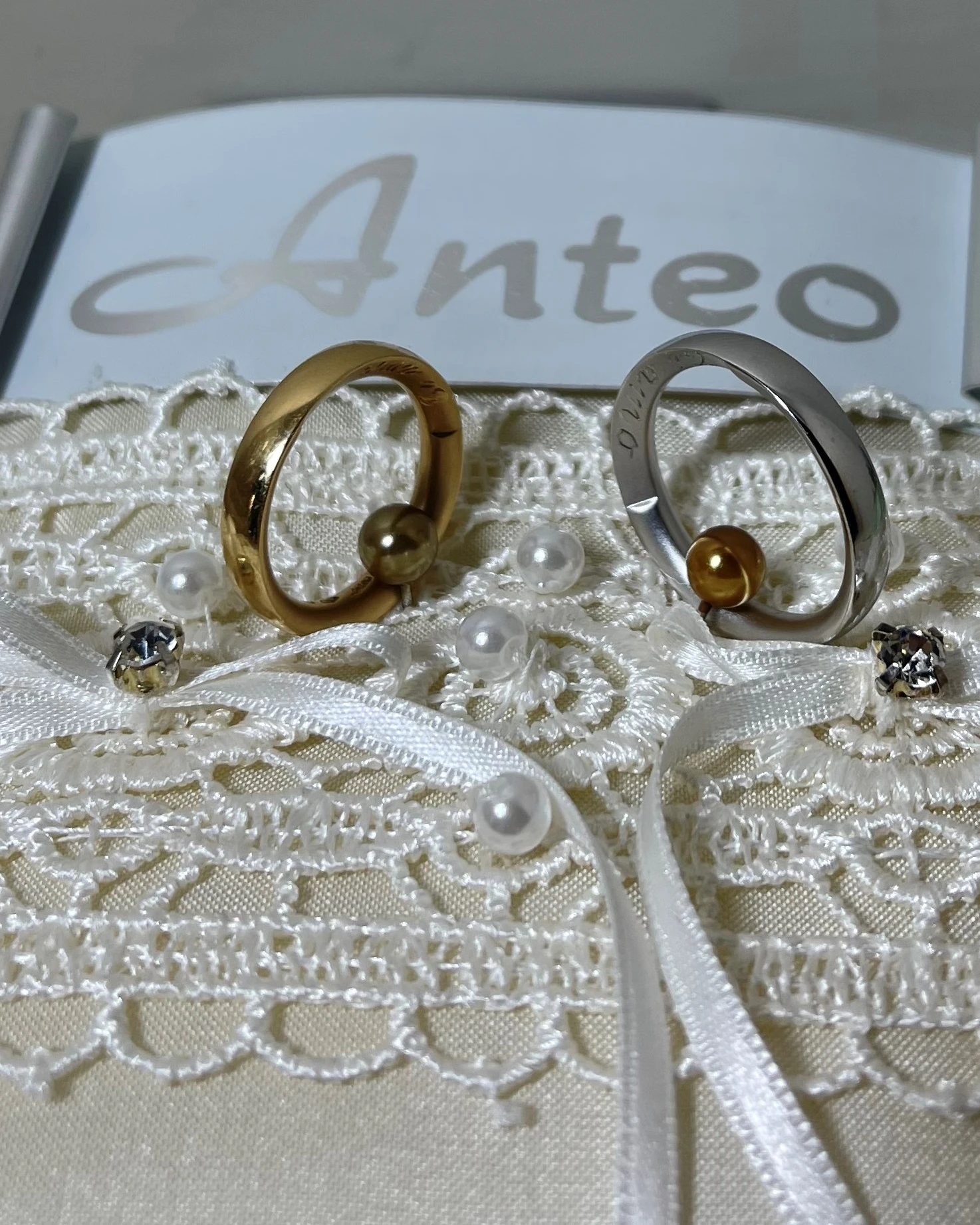 Anteo fede in oro bianco cod: 0902_2 (S)