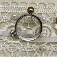 Anteo fede in oro bianco cod: 0902_2 (S)