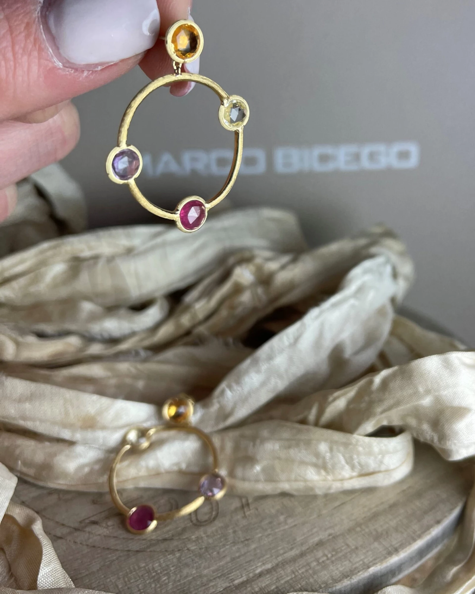 Marco Bicego Orecchini oro mix di gemme OB977-MIX01 (Y-02)