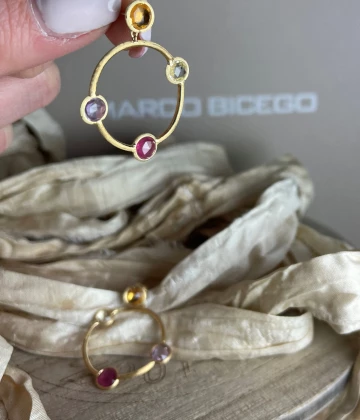Marco Bicego Orecchini oro mix di gemme OB977-MIX01 (Y-02)