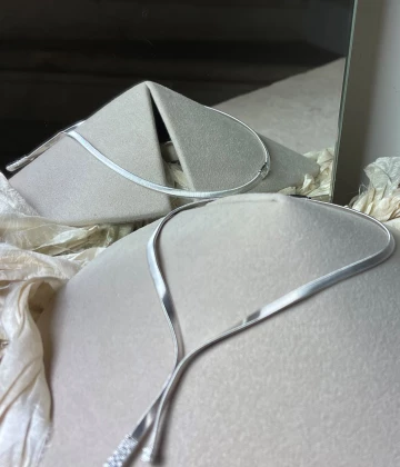 Marco Bicego Collana oro bianco e brillanti cod: CG458-B (W-01-40,0)