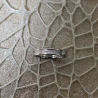 Anteo fede in oro bianco con brillanti  cod: 0808  (S)