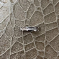 Anteo fede in oro bianco con brillanti  cod: 0808  (S)