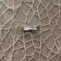 Anteo fede in oro bianco con brillanti  cod: 0808  (S)