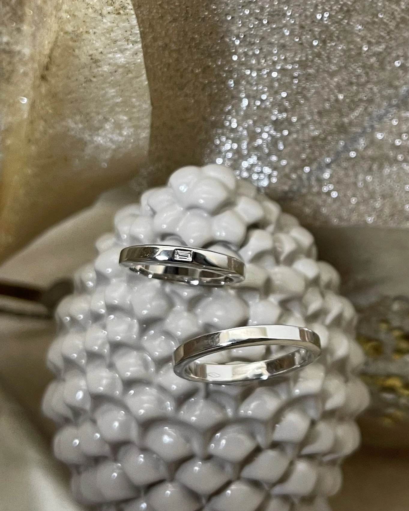 Polello fede in oro bianco  cod: G1913UB