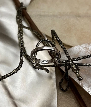 Polello fede in oro bianco  cod: G1913UB