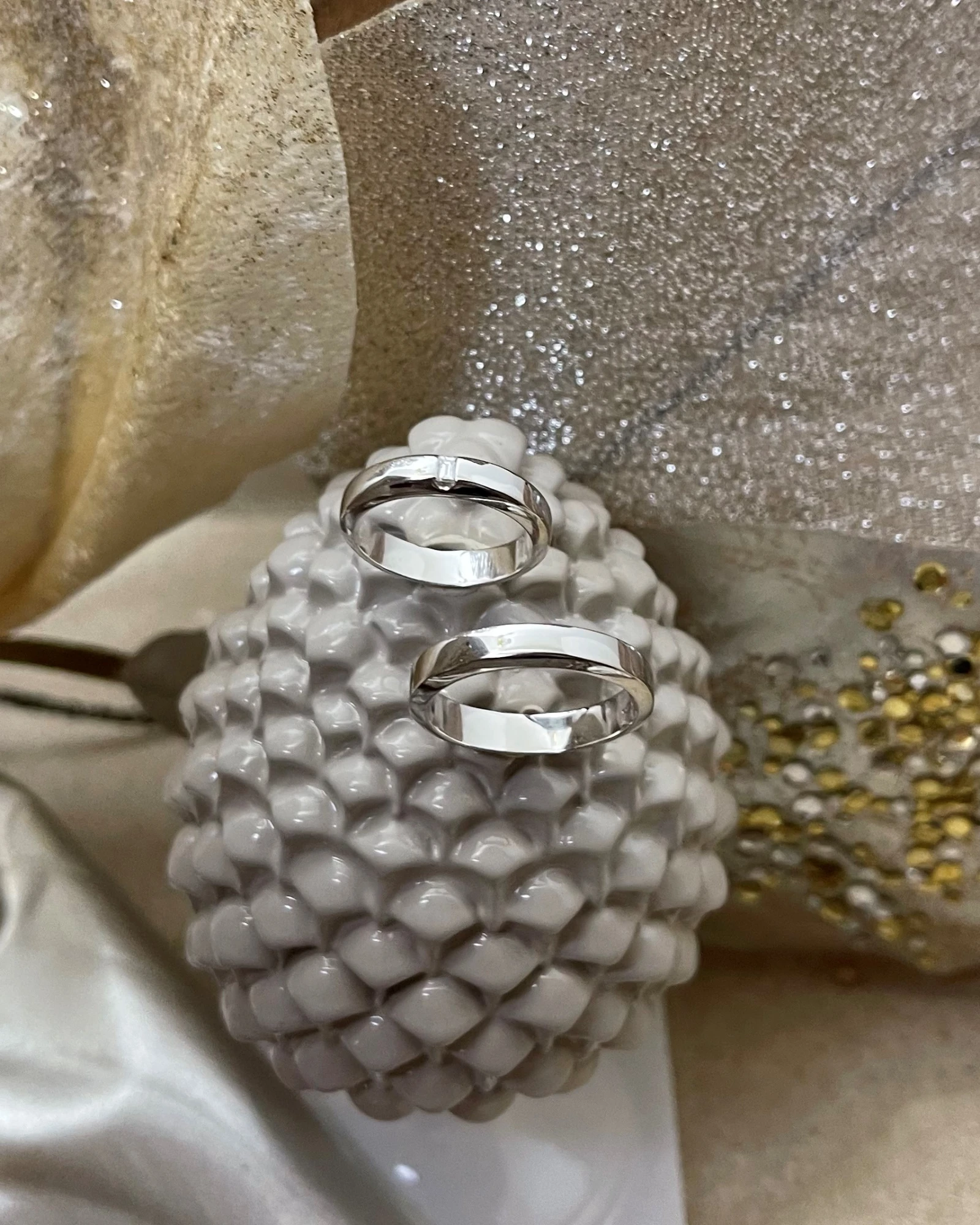 Polello fede in oro bianco  cod: G2001UB