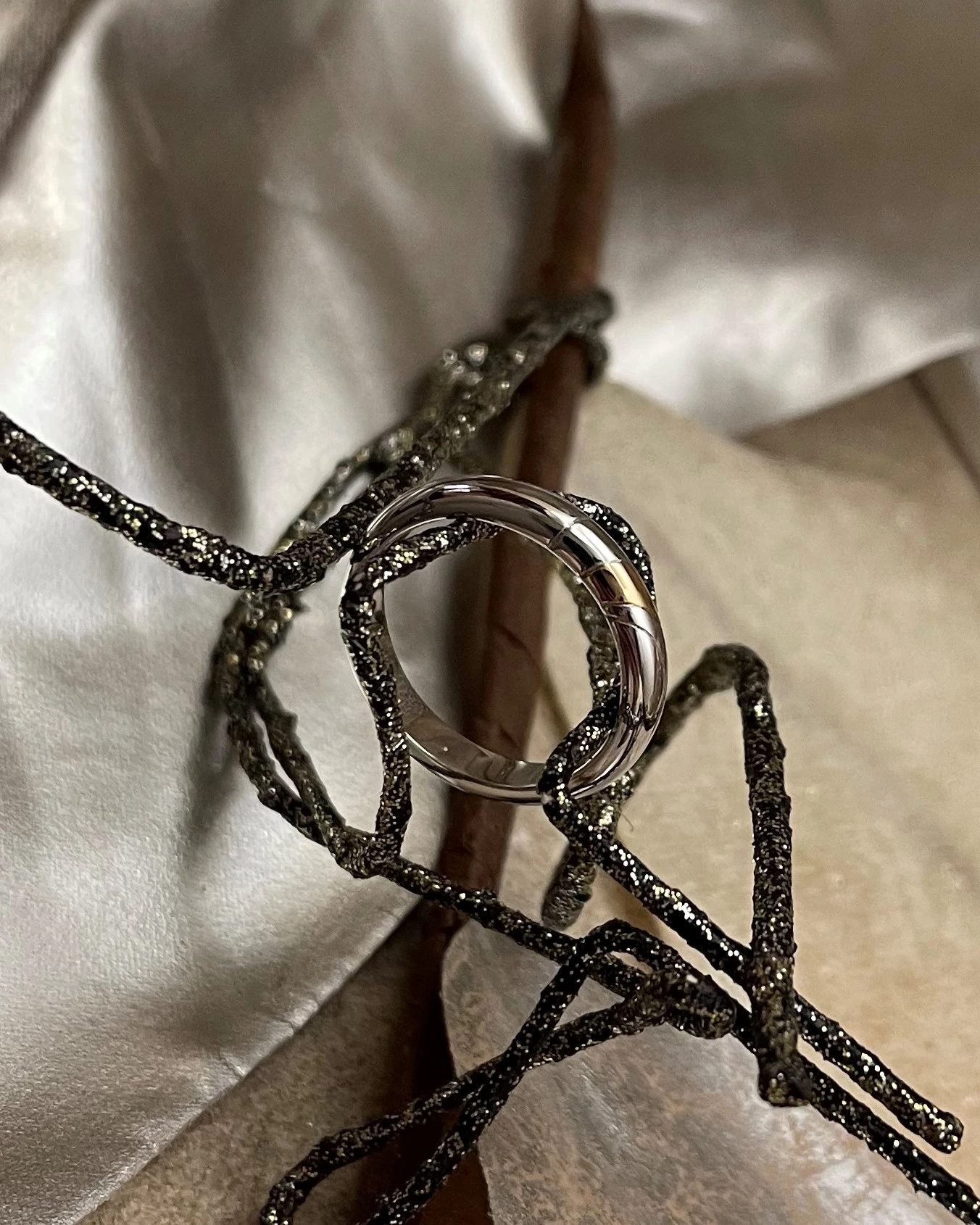 Polello fede in oro bianco e rosa cod: G2188UBR