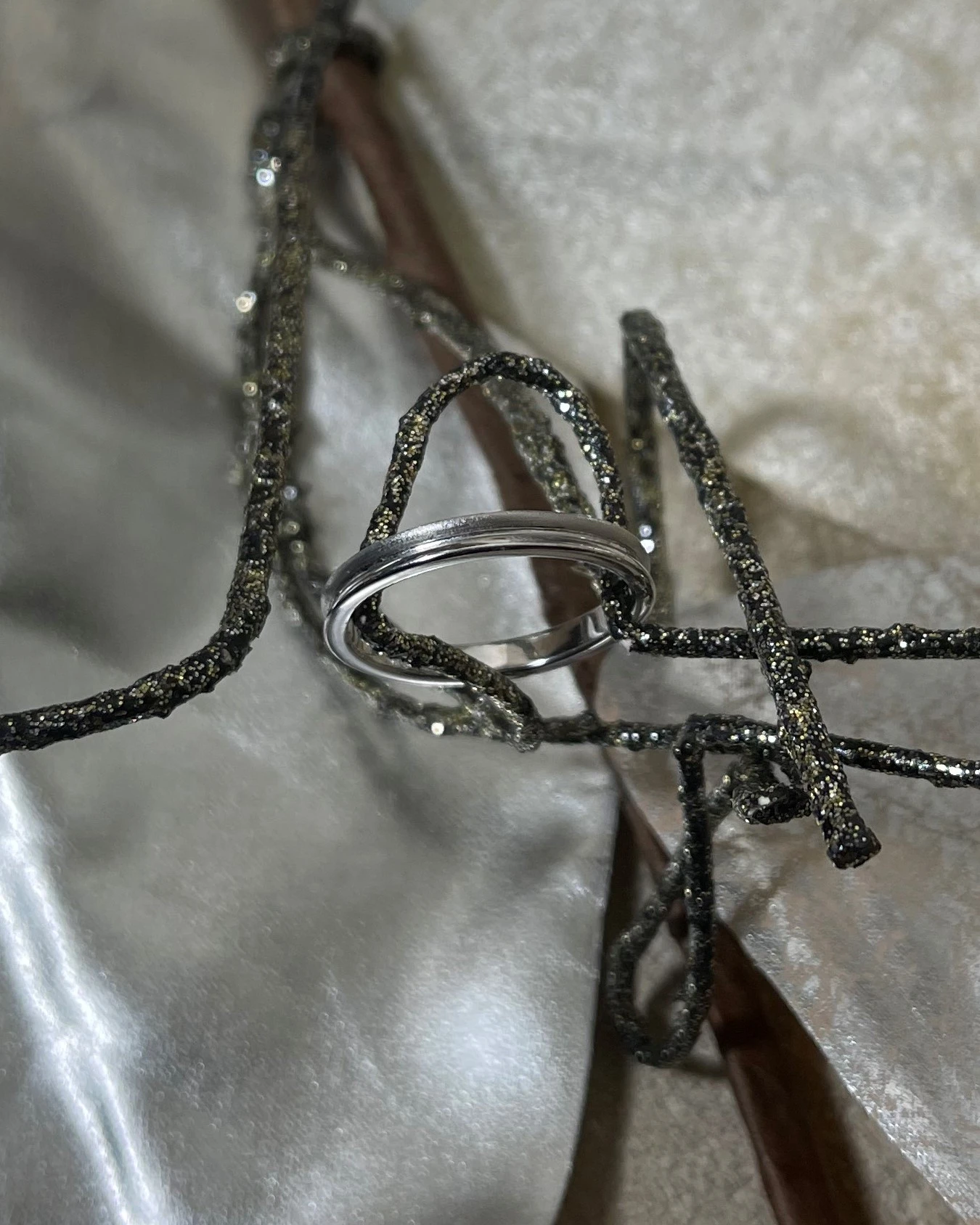 Polello fede in oro bianco  cod: L1629UB